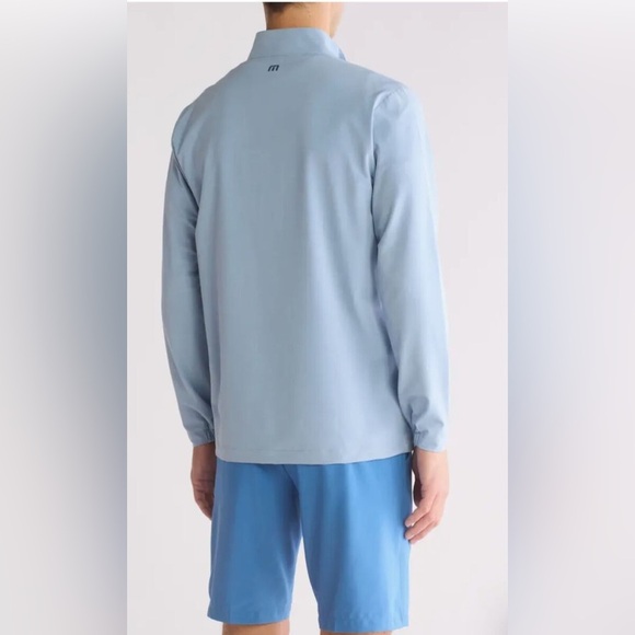 TRAVIS MATTHEW Men’s Twin Flame Blue Windbreaker - Picture 2 of 5